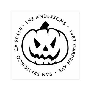 Return address stamp Halloween