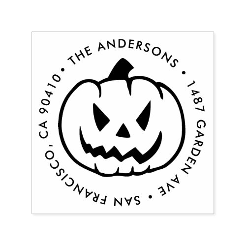 Return address stamp Halloween
