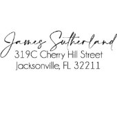 Return Address Stamp Wedding Stamp (DESIGN AD-73)