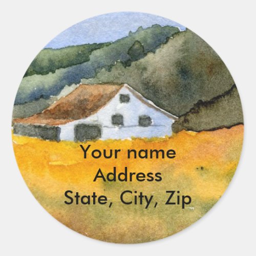 Return Address Sticker