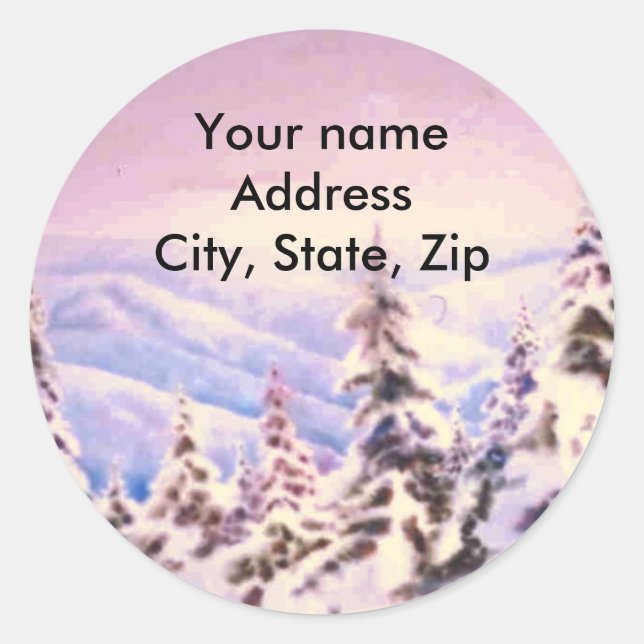 Return Address Sticker (Front)