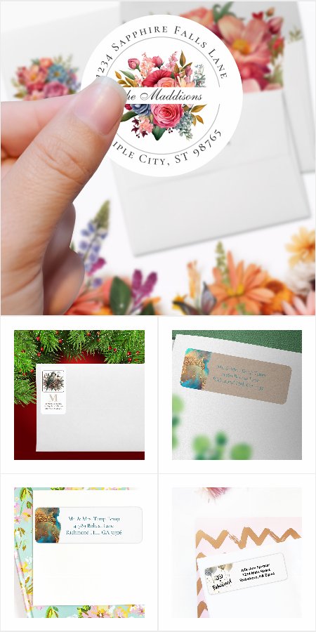 Return Address & Sticker Address Labels