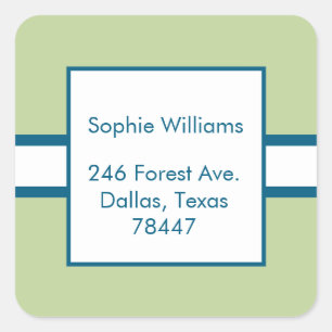 Return Address Sticker Label