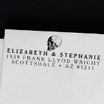 Return Address Vintage Gothic Wedding Skull Custom Self-inking Stamp<br><div class="desc">Are you looking for a unique and spooky way to decorate your wedding? Look no further than a skull wedding personalized return address stamp! This trend is growing in popularity, and there are so many ways to incorporate it into your wedding. You can use skulls as part of the décor,...</div>