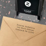 Return Address | Vintage Typewriter Simple Self-inking Stamp