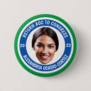 Return AOC to Congress in 2022 Button