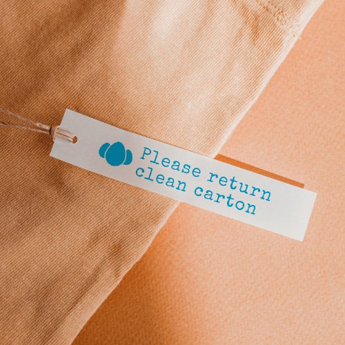 Return Clean Carton Egg Carton Stamp