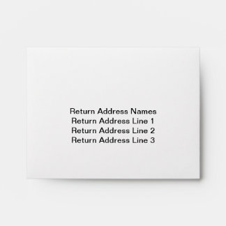 Return Envelopes for RSVP cards