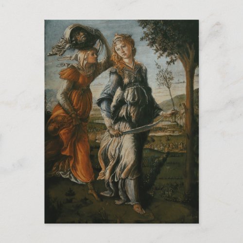 Return of Judith to Bethulia by Botticelli Postcard