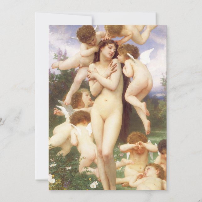 Return of Spring (Le Printemps) by Bouguereau (Front)