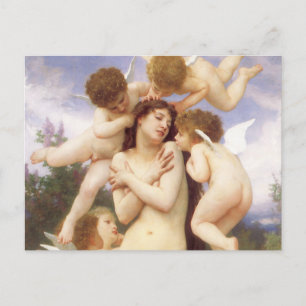 Return of Spring (Le Printemps) by Bouguereau Postcard