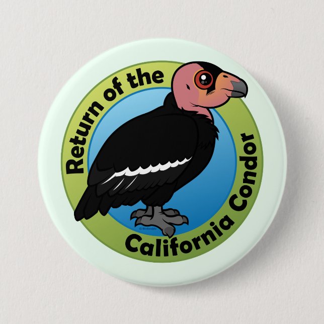 Return of the California Condor Button (Front)