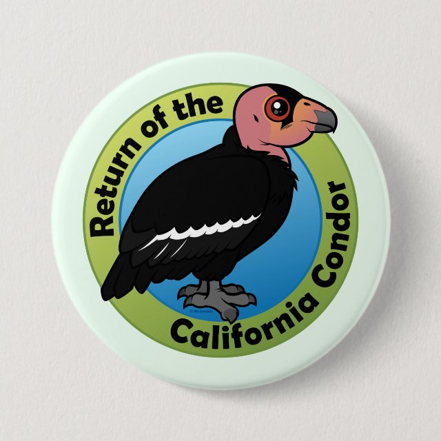 Cute Return Of The California Condor Round Button