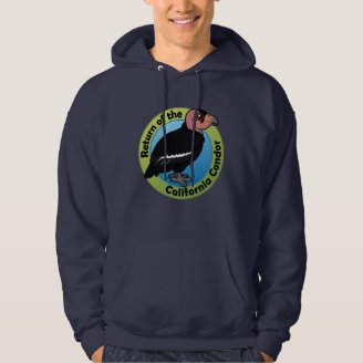 Return of the California Condor Men's Basic Hooded Sweatshirt
