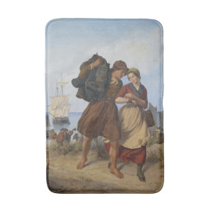 Return of the Fisherman (by Rudolf Jordan) Bath Mat