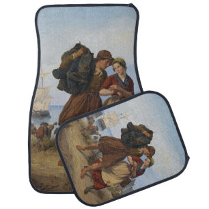 Return of the Fisherman (by Rudolf Jordan) Car Floor Mat
