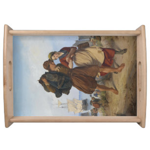 Return of the Fisherman (by Rudolf Jordan) Serving Tray
