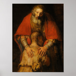 Return of the Prodigal Son by Rembrandt Poster