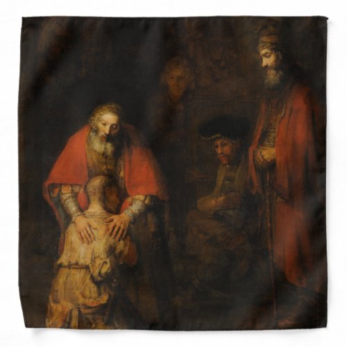 Return of the Prodigal Son by Rembrandt van Rijn Bandana