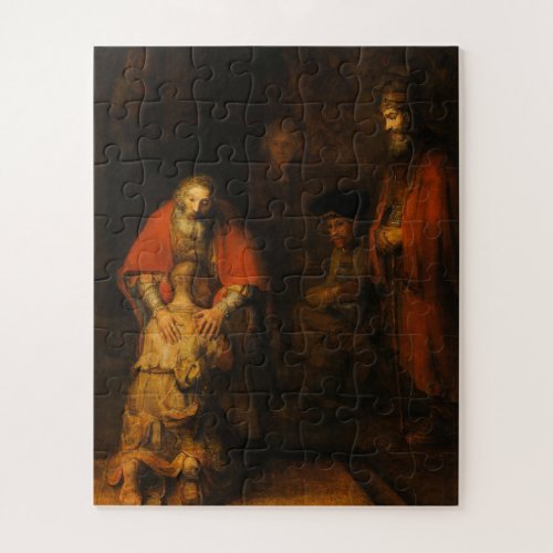 Return of the Prodigal Son by Rembrandt van Rijn Jigsaw Puzzle