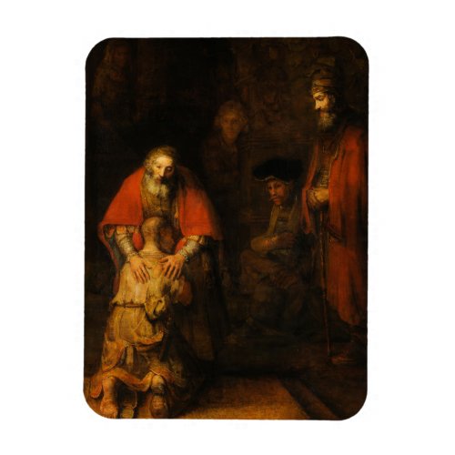 Return of the Prodigal Son by Rembrandt van Rijn Magnet