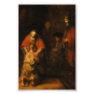 Return of the Prodigal Son by Rembrandt van Rijn Photo Print