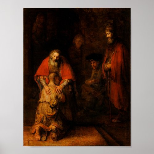 Return of the Prodigal Son _ Rembrandt _ Poster