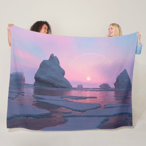 Return of the Sun Fleece Blanket
