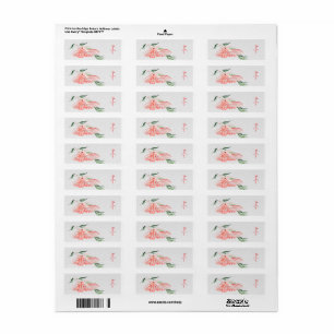 Return stickers label