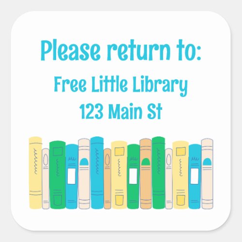 Return this book to neighborhood library sticker