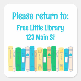 Return this book to neighborhood library sticker