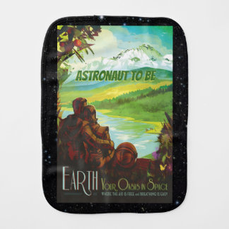 Return To Earth space tourism, Future Spacegirl Baby Burp Cloth