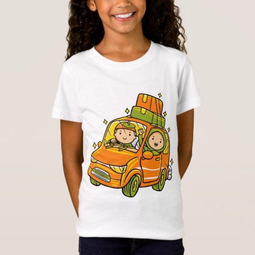 Return to home town by car T_Shirt