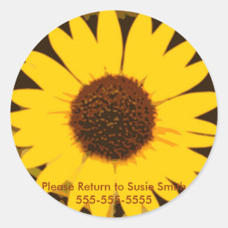 Return To Me Sunflower Lable Stickers