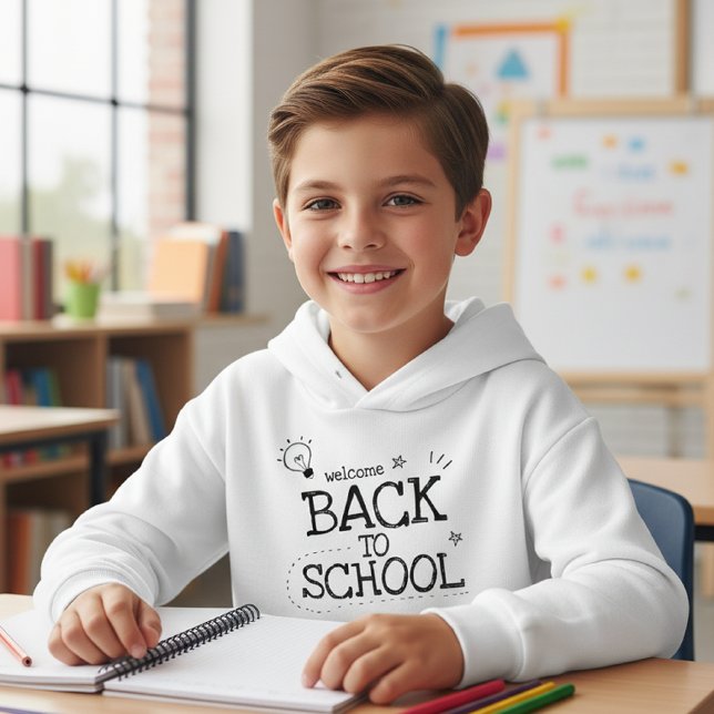 Return to school, first day of school, hoodie (Creator Uploaded)