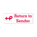 [ Thumbnail: "Return to Sender" + Arrow Rubber Stamp ]