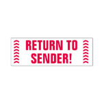 [ Thumbnail: "Return to Sender!" & Arrows Rubber Stamp ]