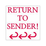 [ Thumbnail: "Return to Sender!" + Curled Arrow Rubber Stamp ]