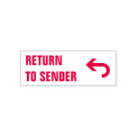 [ Thumbnail: "Return to Sender" + Curved Arrow Self-Inking Stamp ]