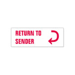[ Thumbnail: "Return to Sender" + Curving Arrow Self-Inking Stamp ]
