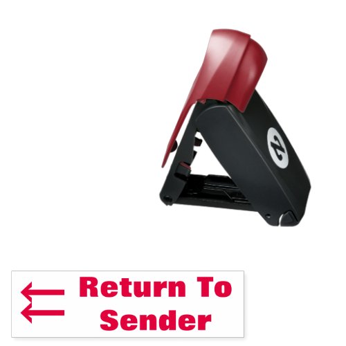 Return To Sender  Double Arrow Rubber Stamp