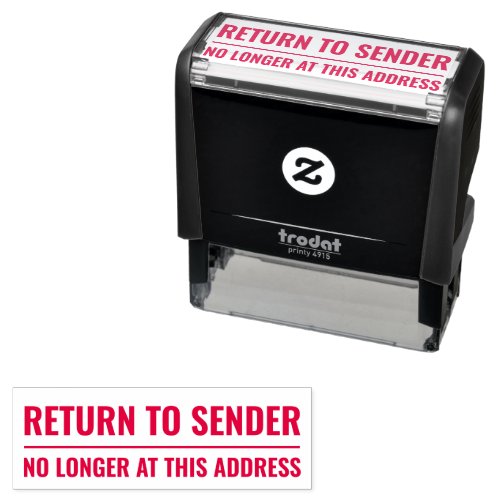 Return to sender no longer at this address red self_inking stamp