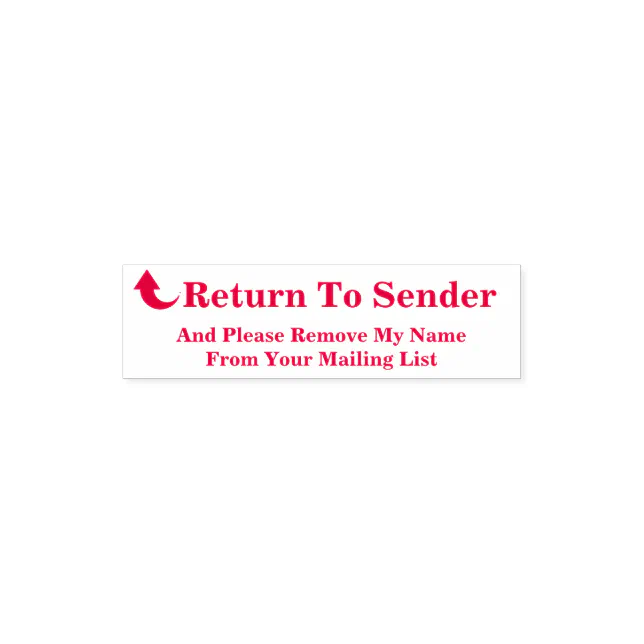Remove Name From Mailing List