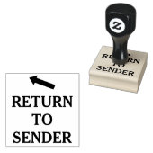 "RETURN TO SENDER" Rubber Stamp | Zazzle