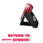 [ Thumbnail: "Return to Sender!" Rubber Stamp ]