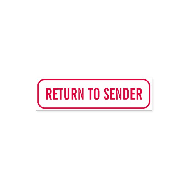Return to Sender Self-Inking Pocket Rubber Stamp (Design)