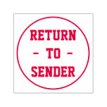 [ Thumbnail: "Return to Sender" Within a Circle Outline Self-Inking Stamp ]