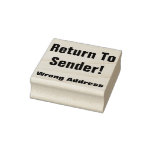 [ Thumbnail: "Return to Sender!" "Wrong Address" Rubber Stamp ]