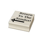 [ Thumbnail: "Return to The Sender!" + Arrow Rubber Stamp ]