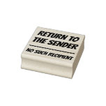 [ Thumbnail: "Return to The Sender" "No Such Recipient" Rubber Stamp ]